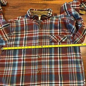 Legendary Whitetails Flannel Shirt Mens XLT Plaid  Cotton Button Up